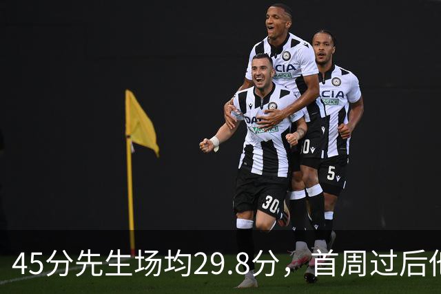 45分先生场均29.8分，首周过后他真能进全明星？